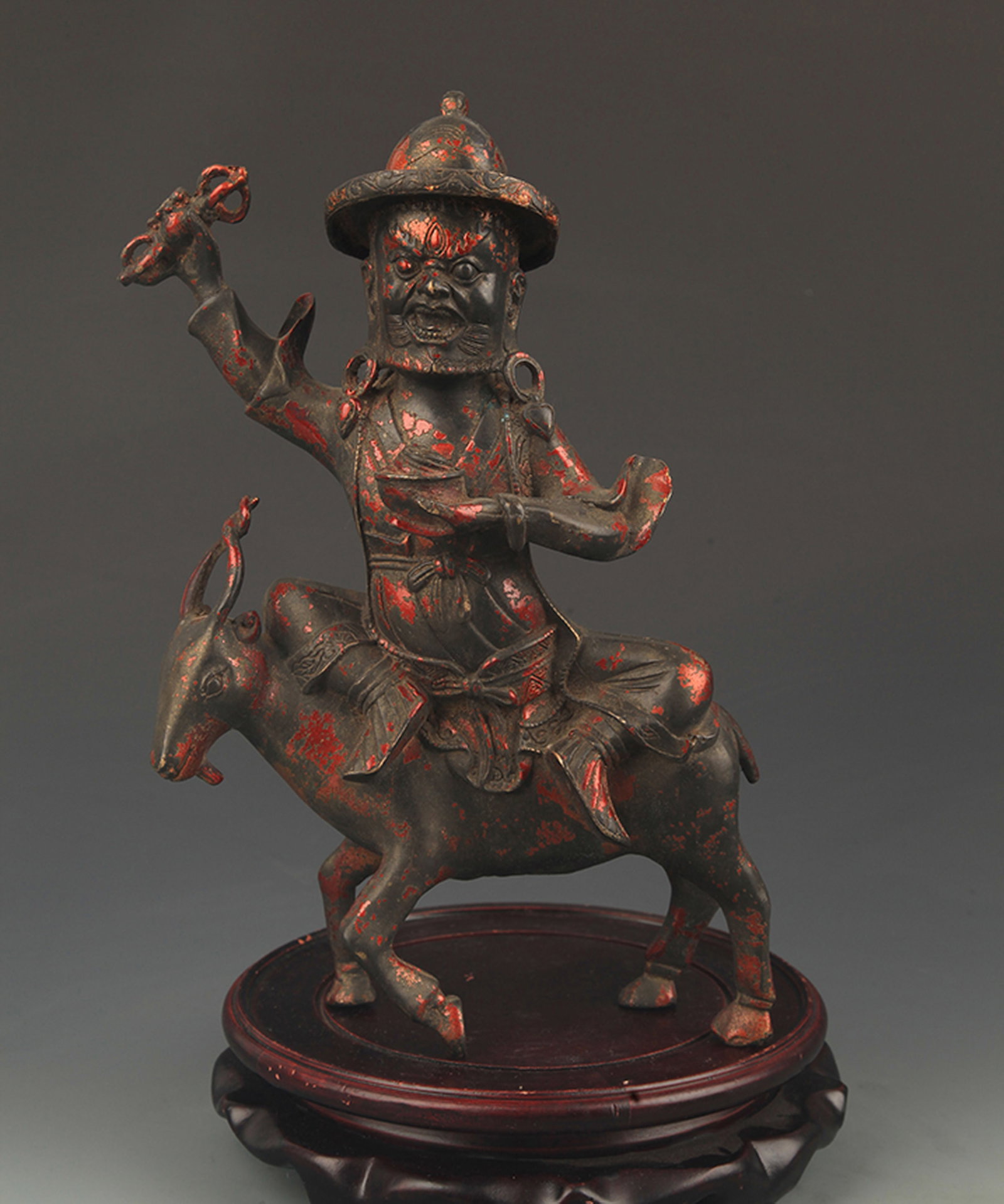 RARE TIBETAN BUDDHISM DHARMA PROTECTOR DHARMAPALA STATUE (1 of 5)