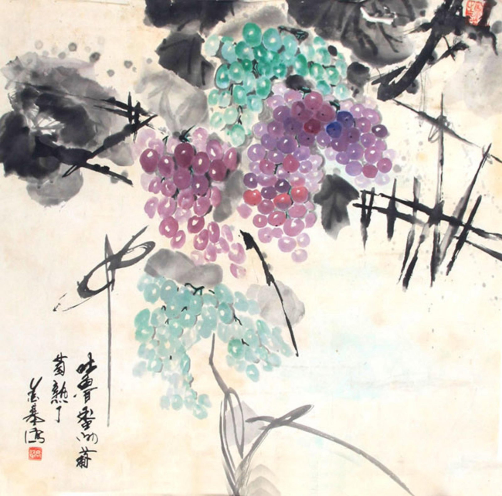 CHINESE PAINTING ATTRIBUTED TO GAO LU (1 of 3)