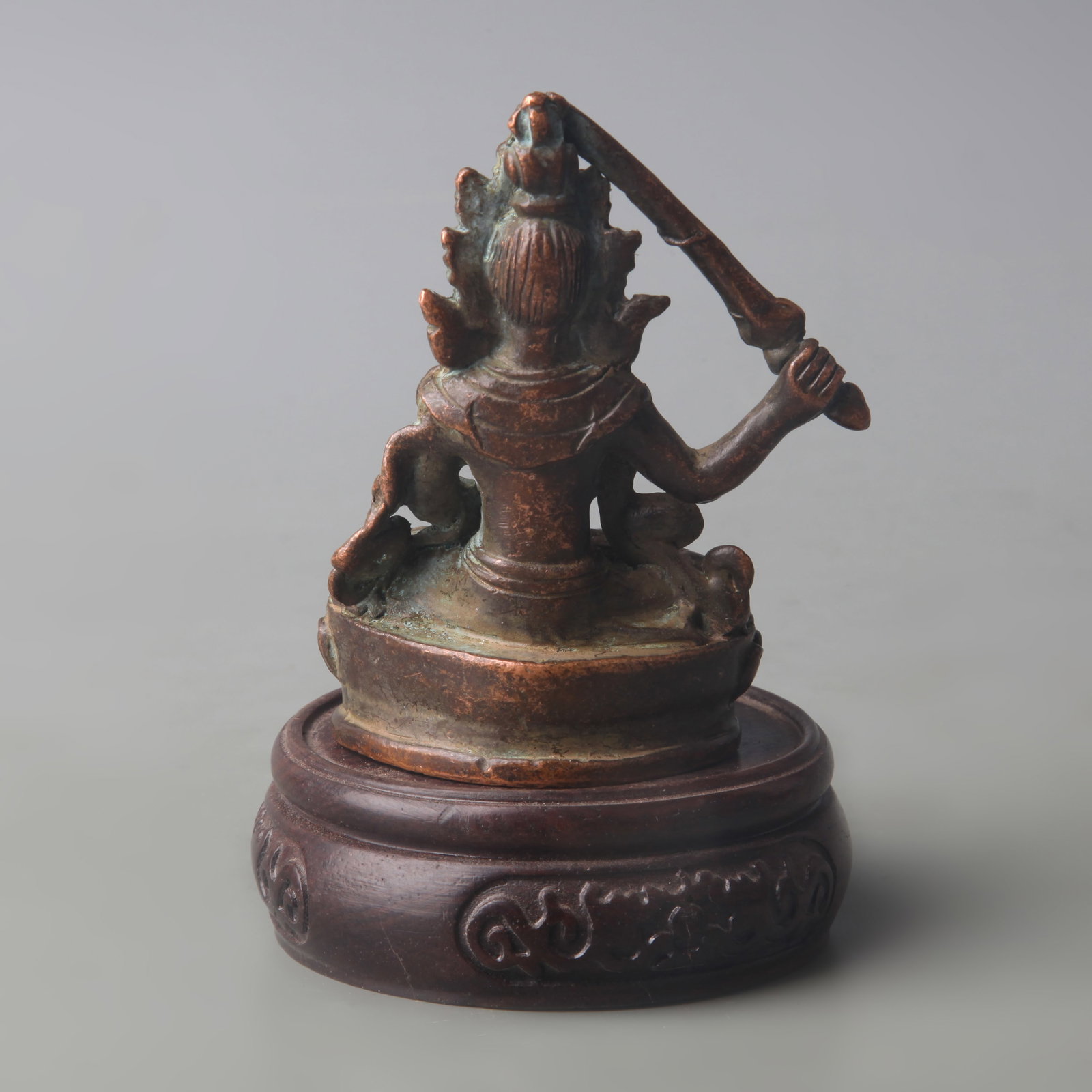 SMALL BRONZE BUDDHA STATUE - 4