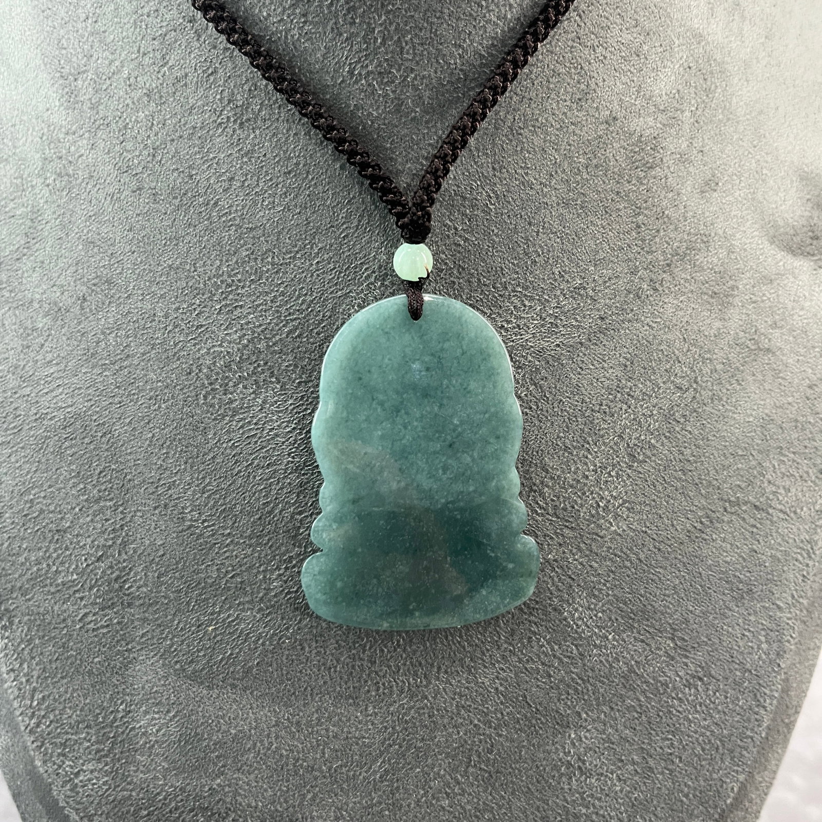 CARVED JADEITE BUDDHA PENDANTS - 3