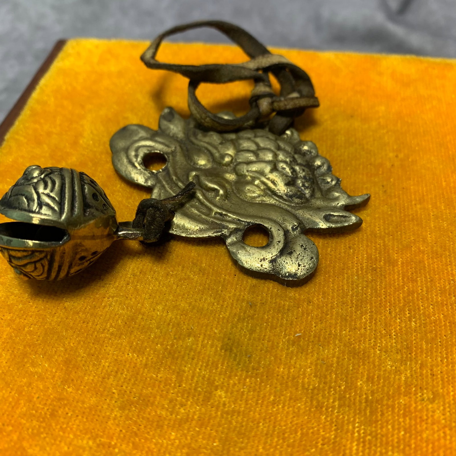 TIBETAN BUDDHIST BRONZE RITUAL IMPLEMENT - 4