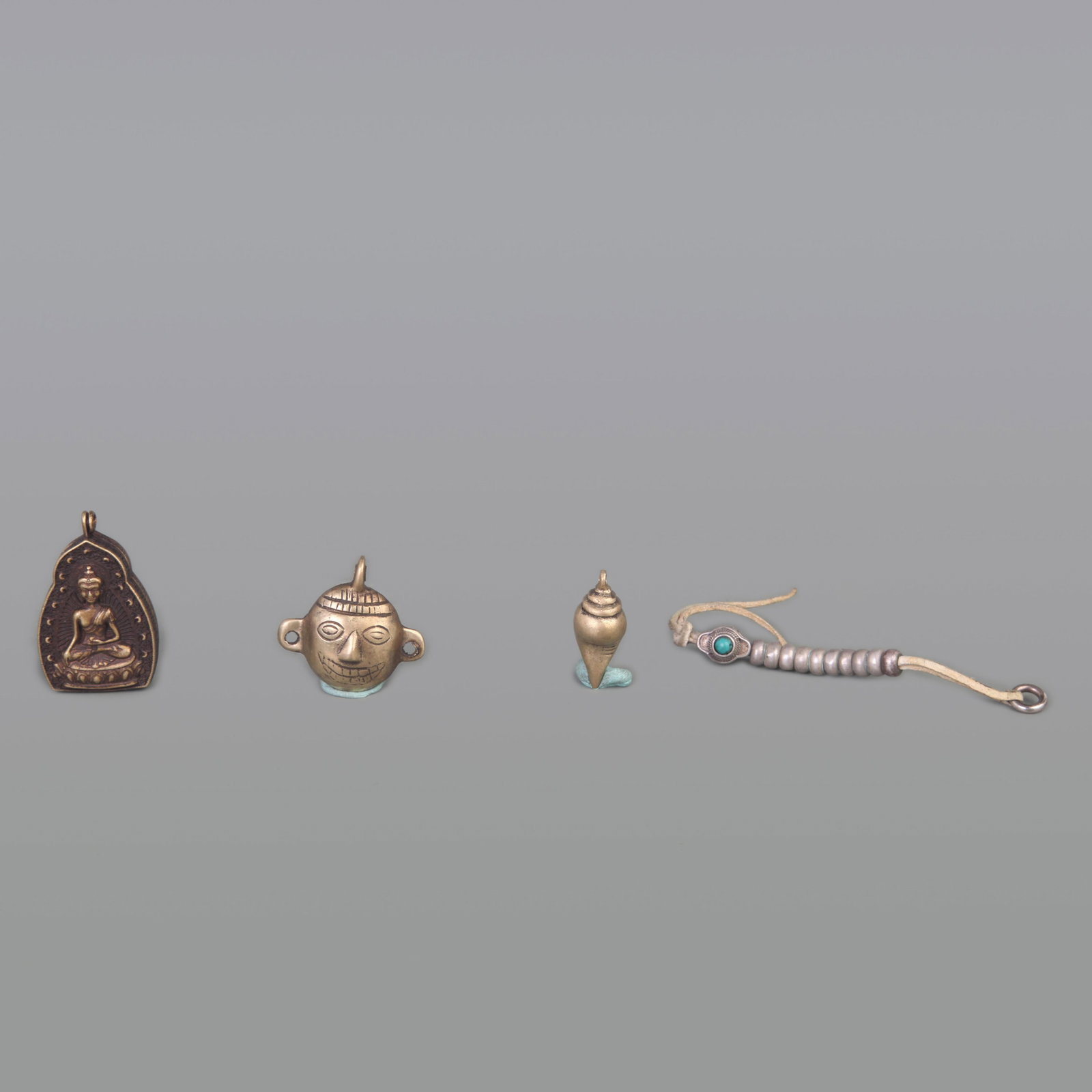GROUP OF TIBETAN BUDDHISM INSTRUMENTS PHURBA: Qing Dynasty; Long: 3.5 to 1.5 inch; Woodbase for picture and display only