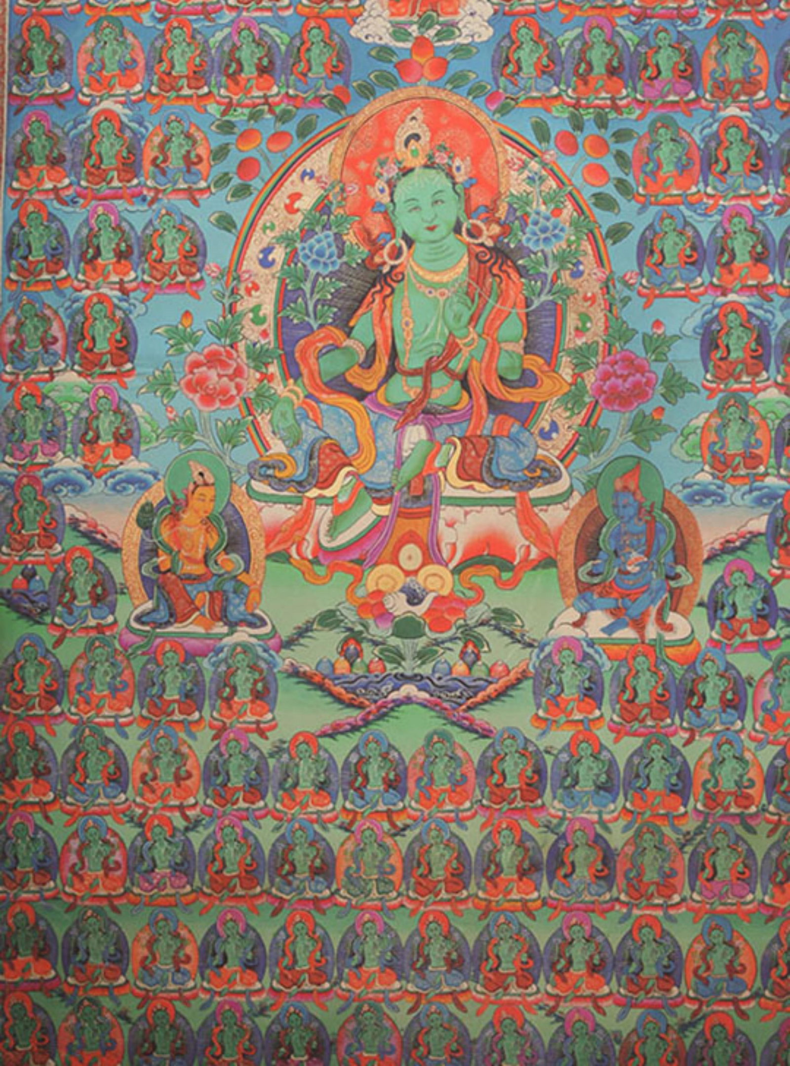 SILK-MOUNTED THANGKA