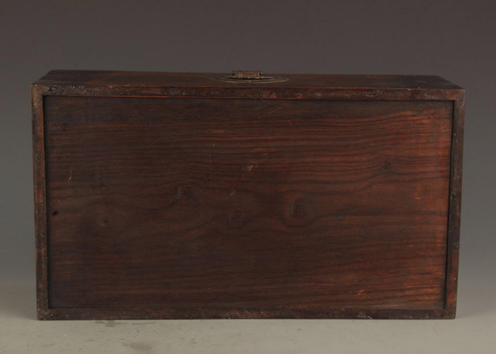 A EMBEDDED WITH SPIRAL SHELL WOOD BOX - 6