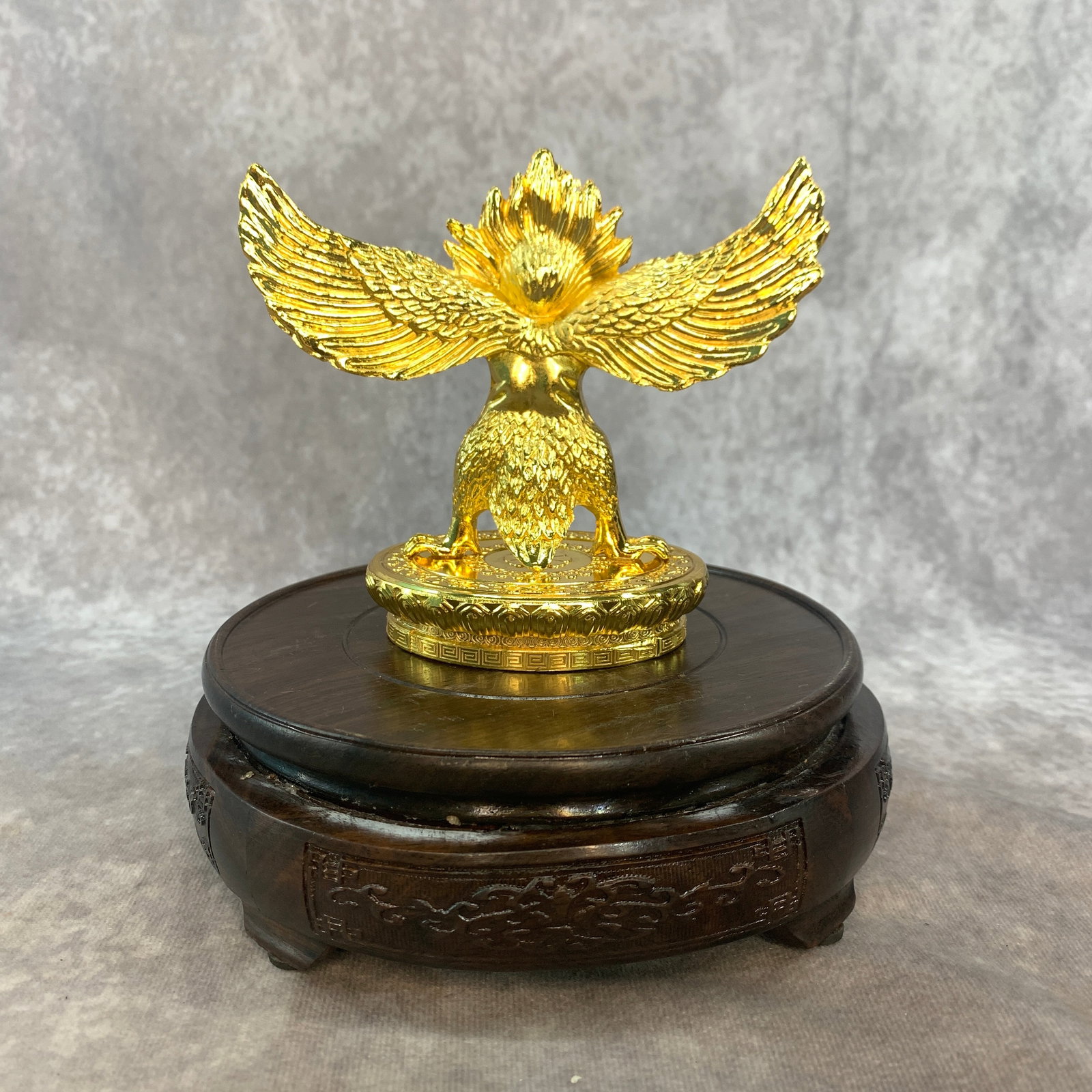 A SMALL GARUDA FIGURINE - 4