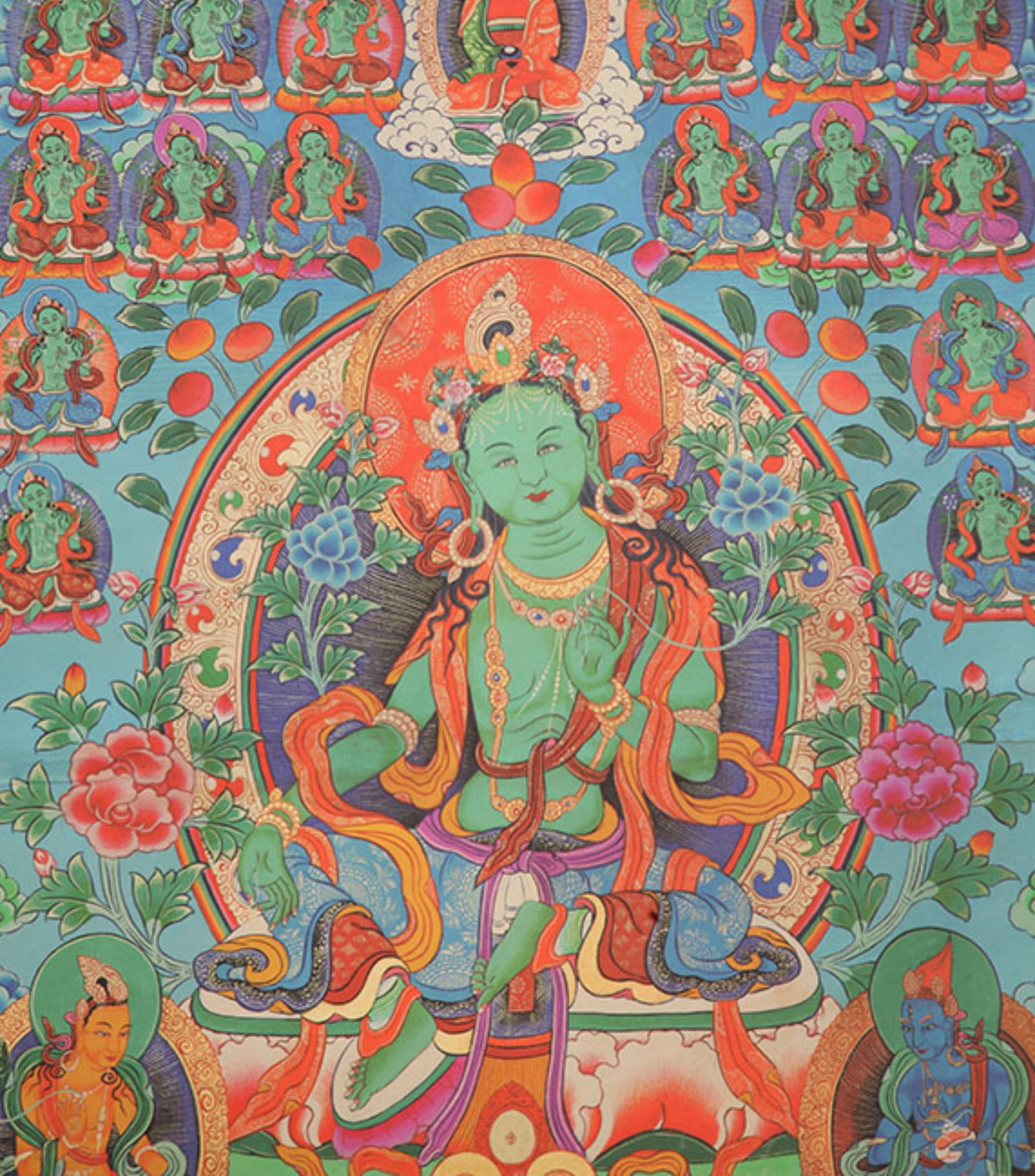 SILK-MOUNTED THANGKA - 2