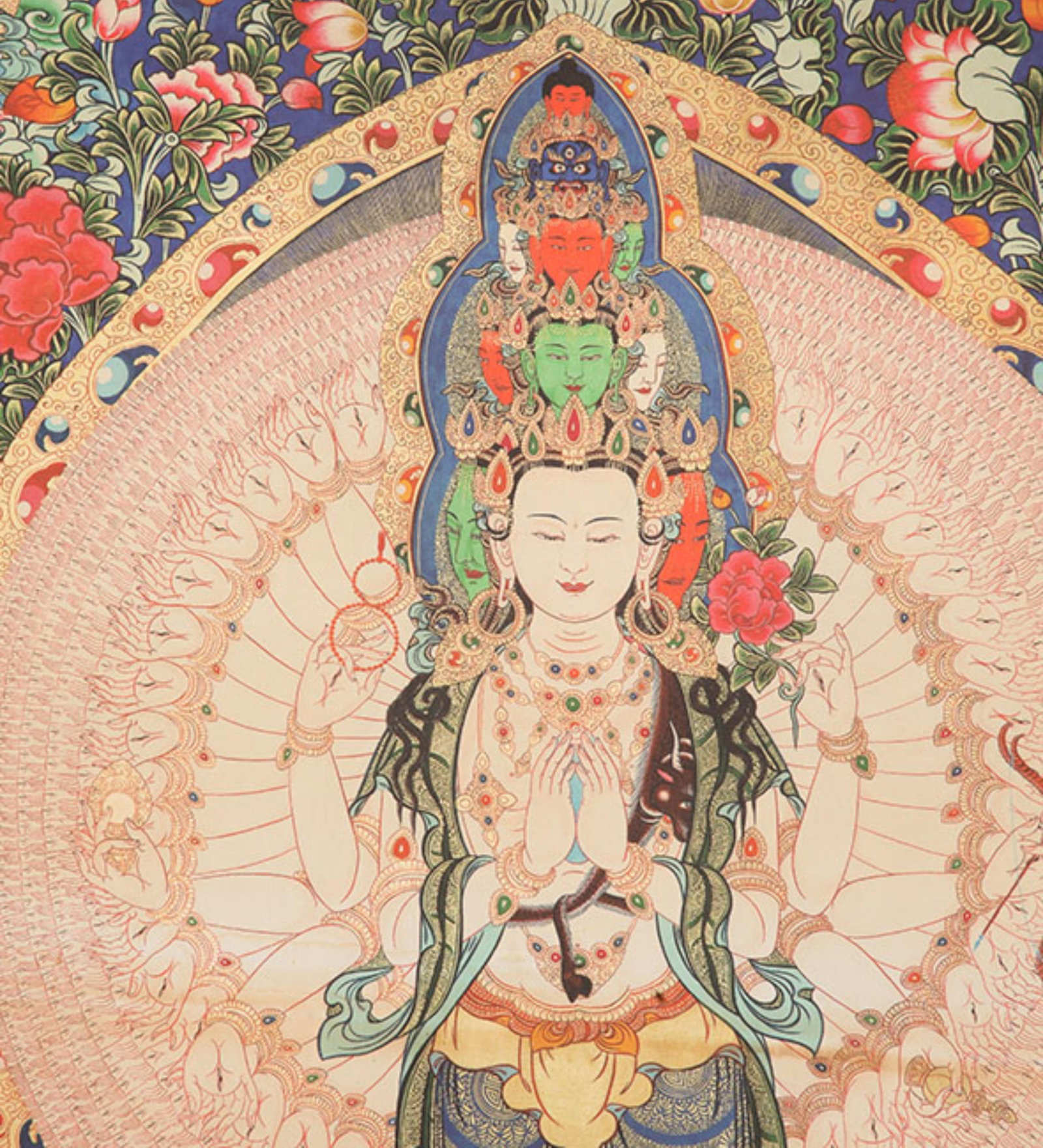 SILK-MOUNTED THANGKA - 2