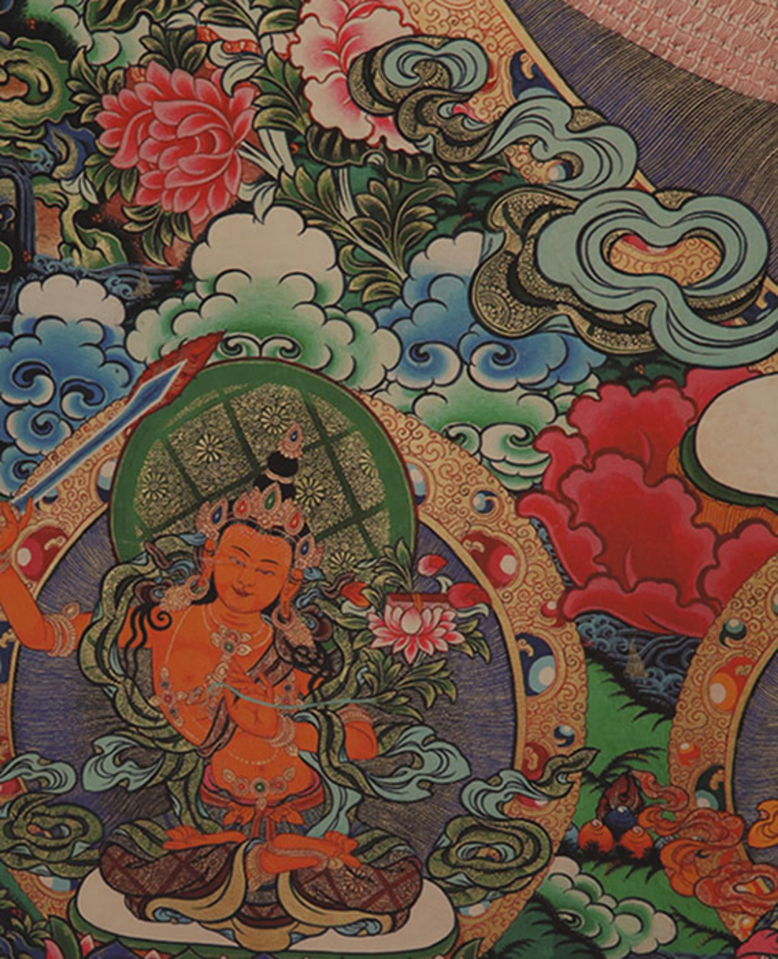 SILK-MOUNTED THANGKA - 4