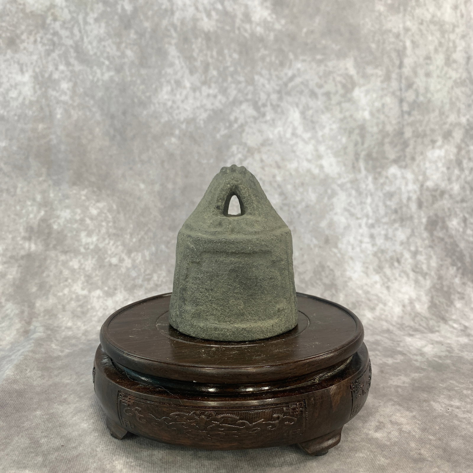A FINE STONE MADE CHINESE WEIGHT