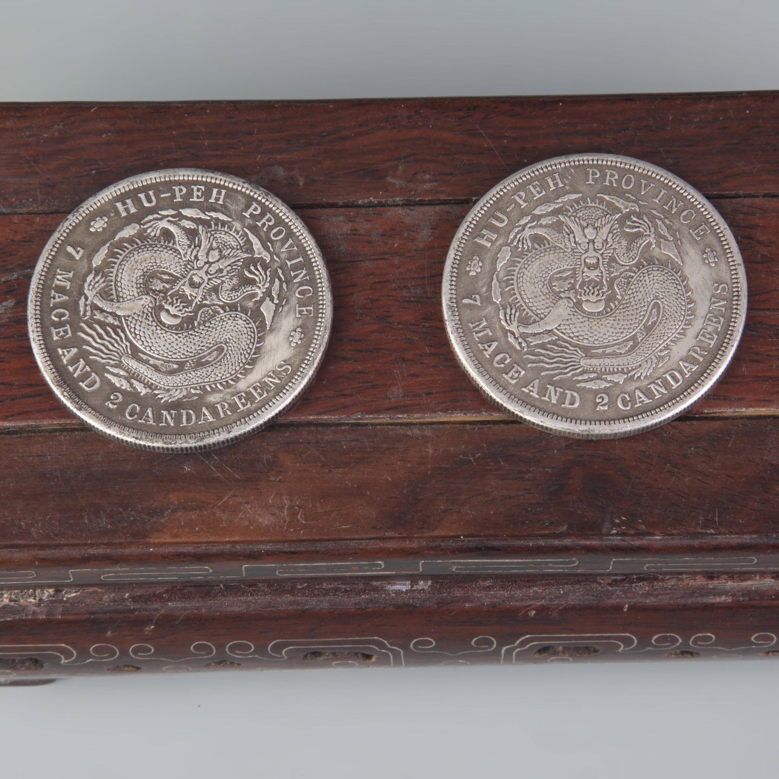 GROUP OF TWO OLD FINE COIN