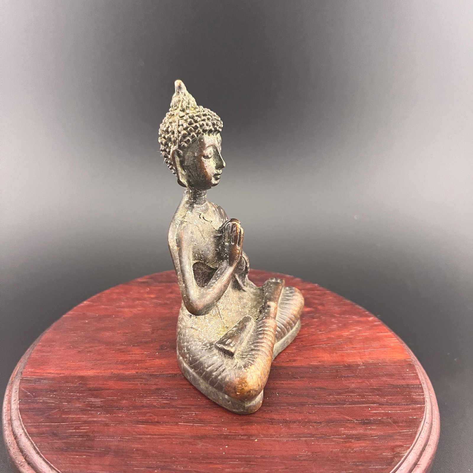 A FINE SMALL TIBETAN BUDDHIST STATUES - 2