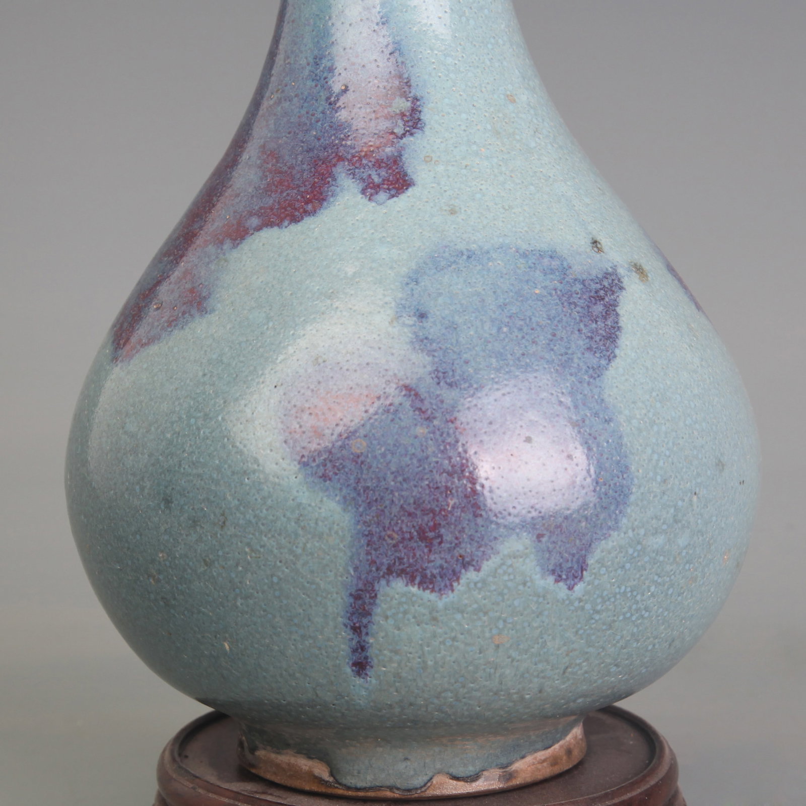 PAIR OF JUN WARE TRANSMUTATION-GLAZED VASES - 10
