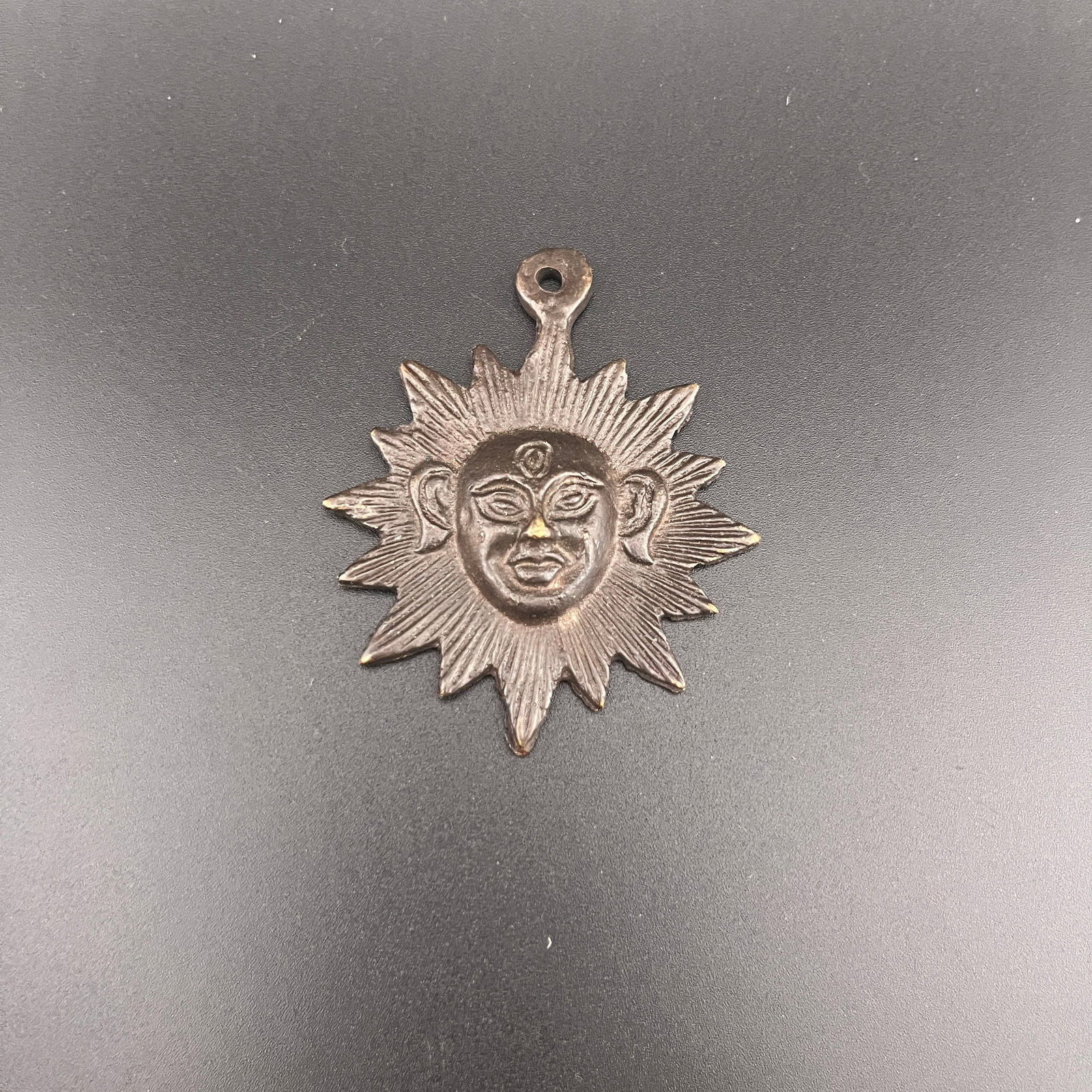 HIMALAYAN BRONZE PROTECTIVE AMULET PENDANTS - 2
