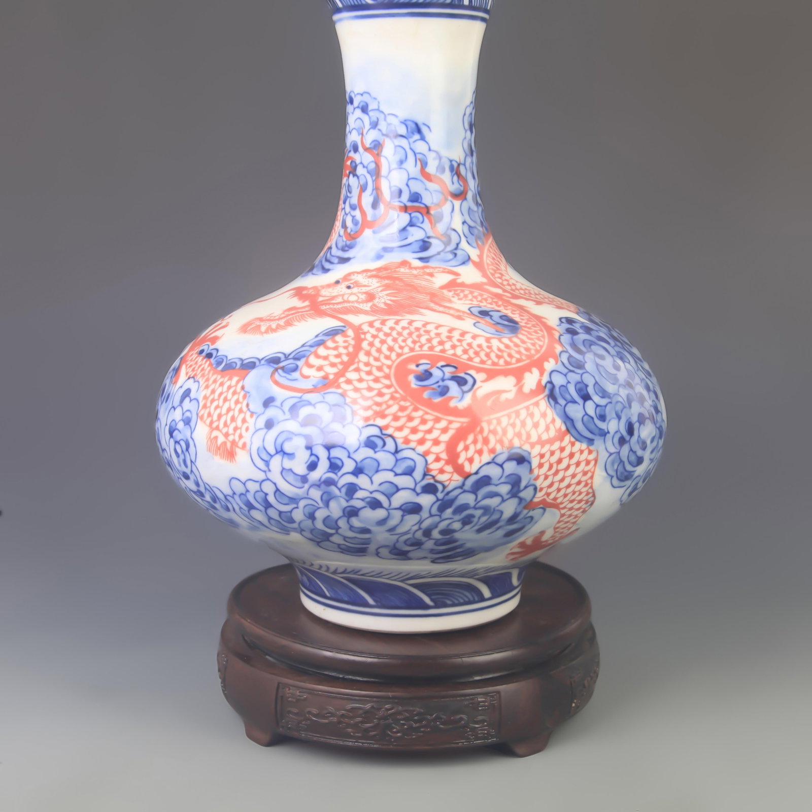 BLUE AND WHITE UNDERGLAZE-RED - 3