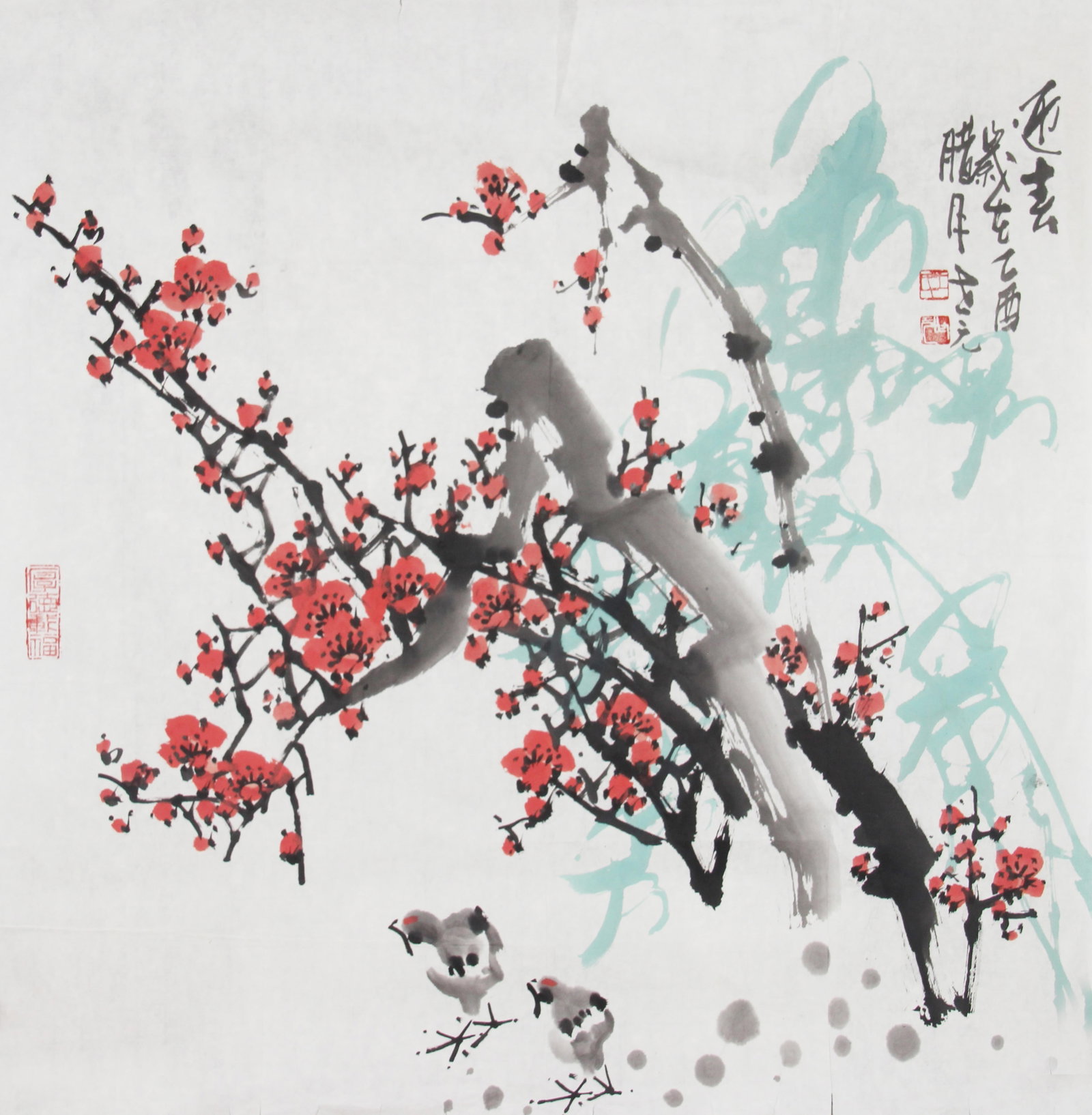 WANG SHI YUAN, CHINESE PAINTING ATTRIBUTED TO (1 of 3)