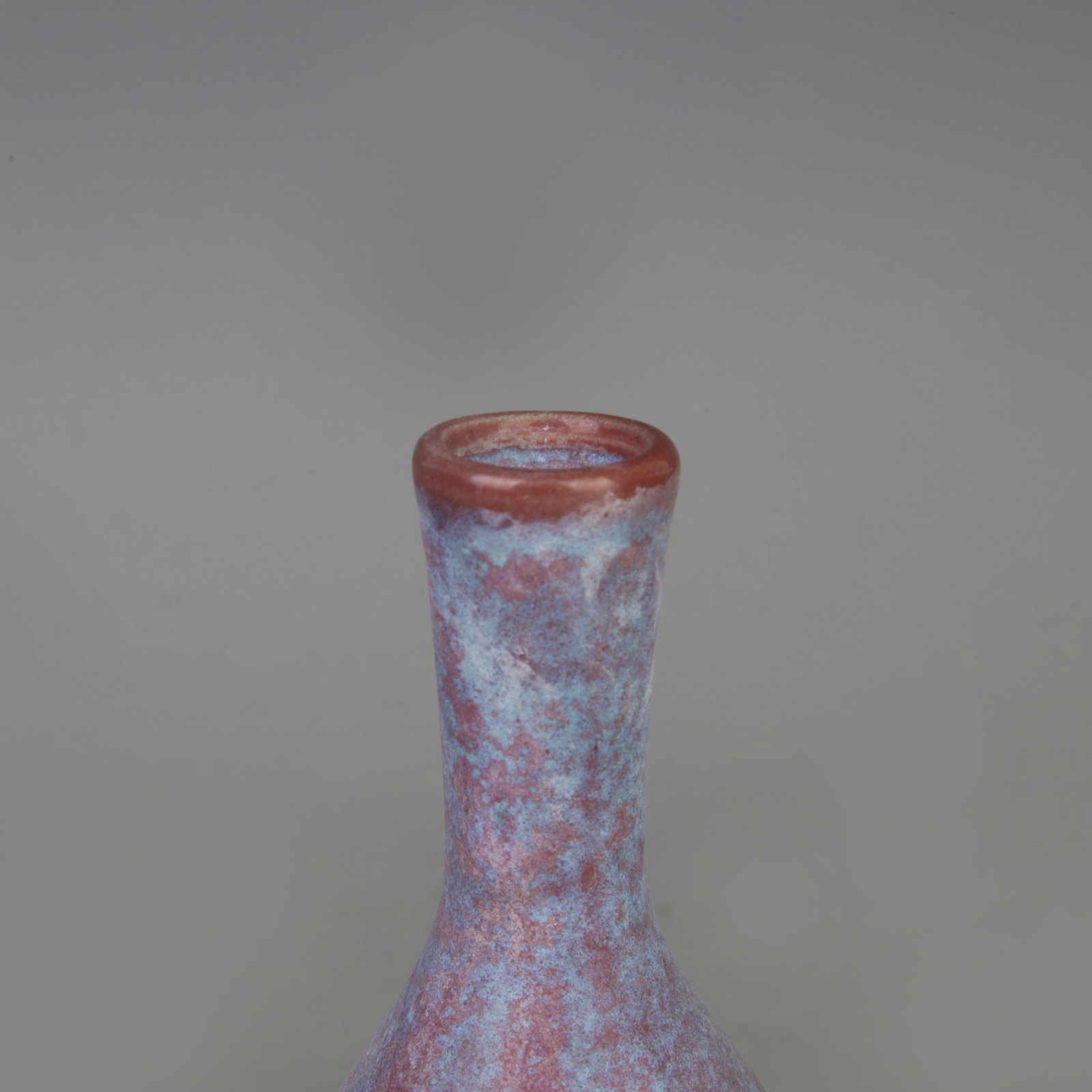 A FINE JUN KILN SMALL GLOBULAR VASE - 2