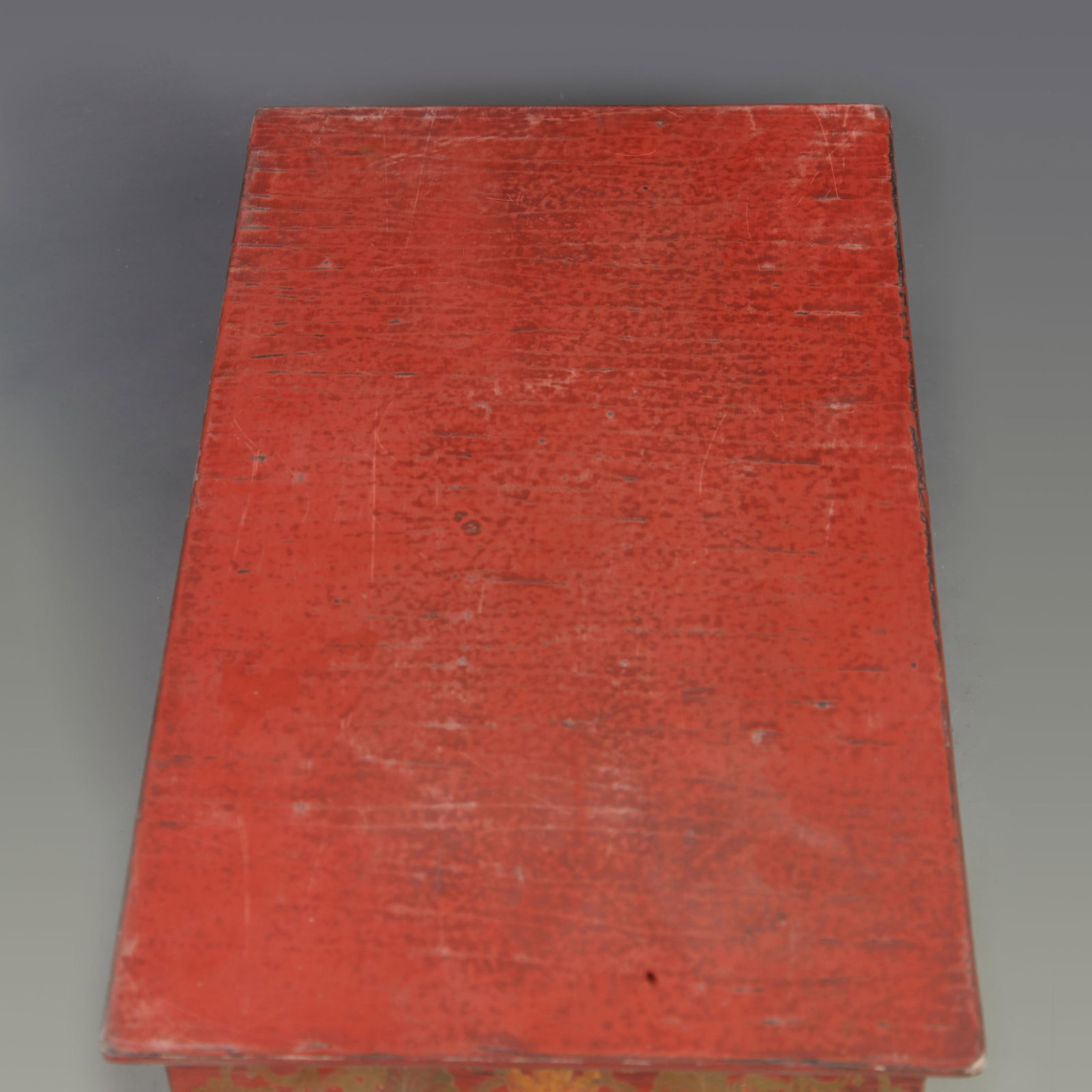 LACQUERED AND GILT DRAGON-PATTERN BOOK BOX - 5