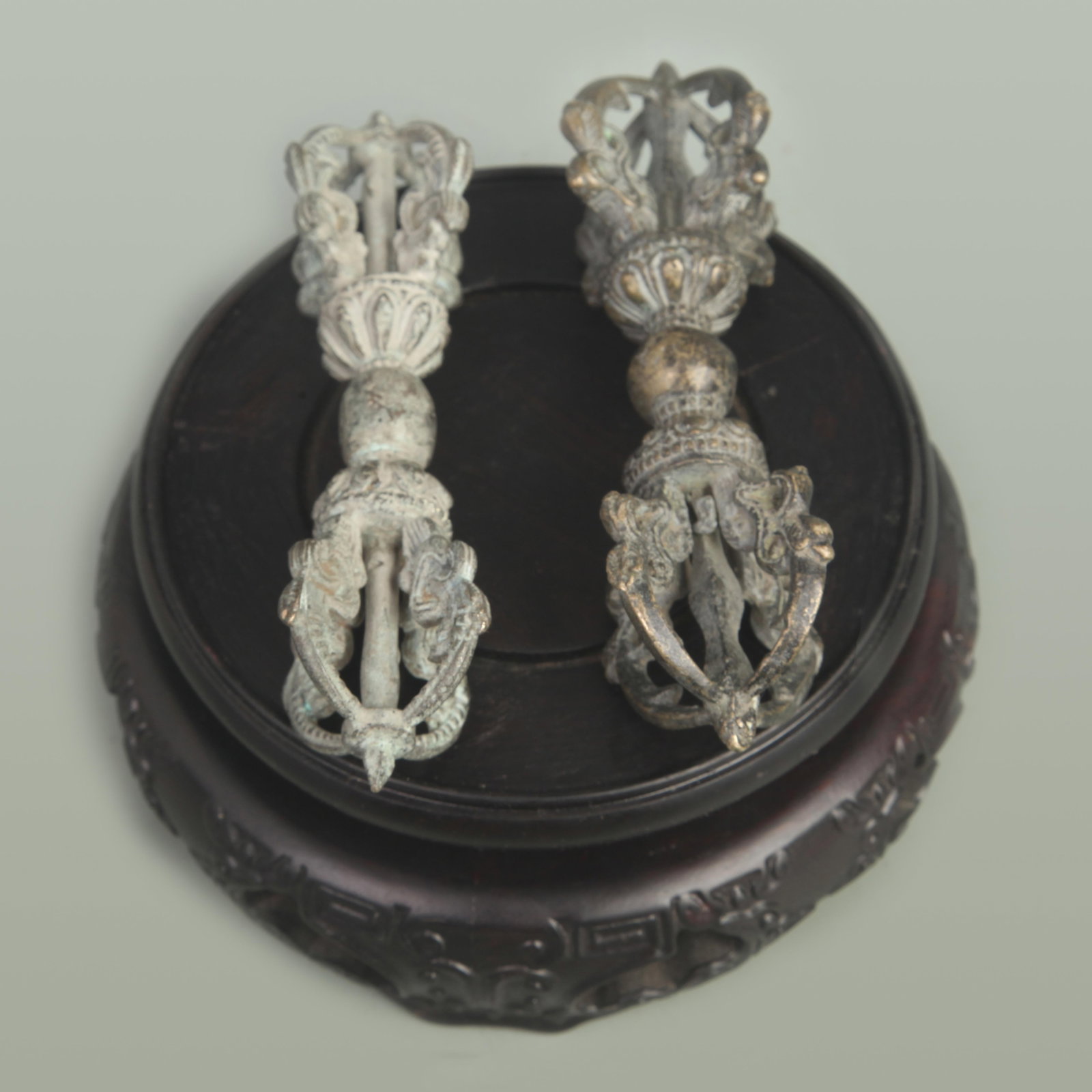 A FINE TIBETAN BUDDHISM INSTRUMENTS PHURBA - 4