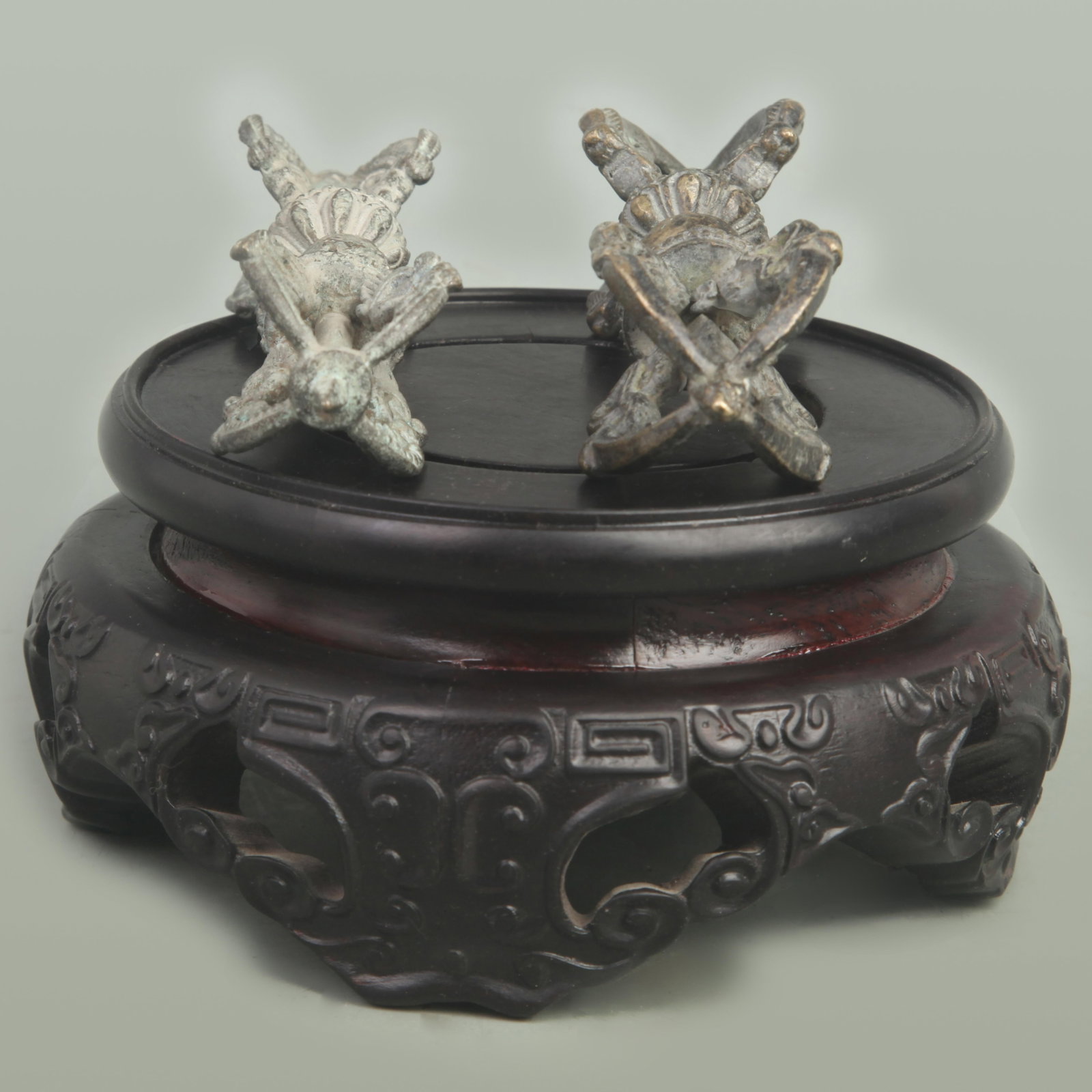 A FINE TIBETAN BUDDHISM INSTRUMENTS PHURBA - 5