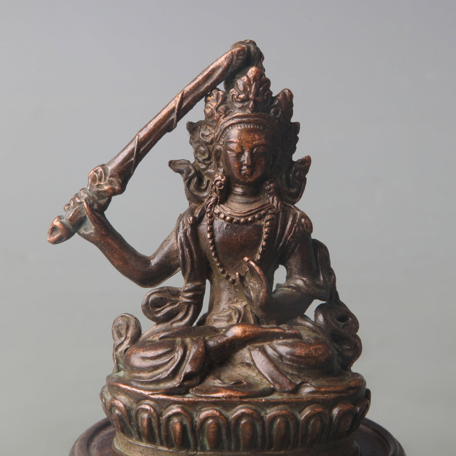 SMALL BRONZE BUDDHA STATUE - 2
