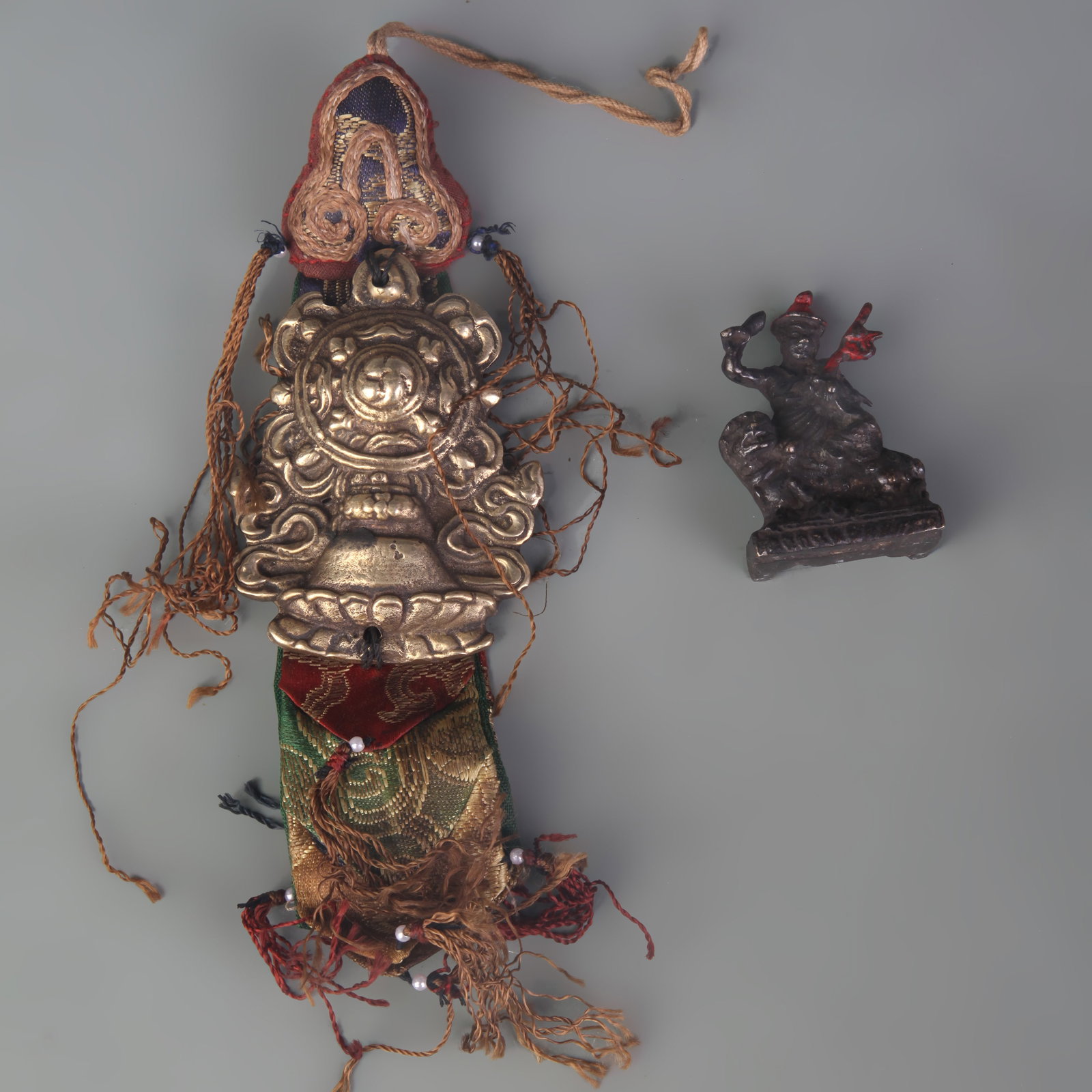 GROUP OF TIBETAN BUDDHIST RITUAL IMPLEMENTS: Qing Dynasty; Long:2.2 inch to 7.2 inch