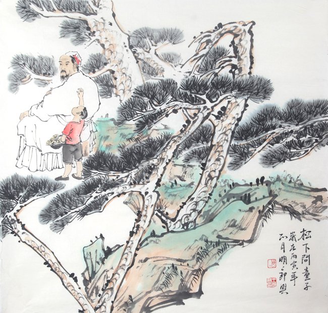 WANG MING MING (ATTRIBUTED 1952 - ): L:26.75in × W:26.75in