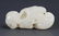 A FINELY GANODERMA CARVING WHITE JADE PENDANT