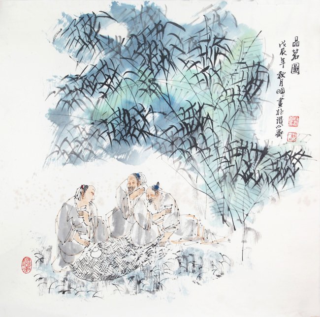 WANG MING MING (ATTRIBUTED TO 1952 - ): L:26.5in × W:26.5in