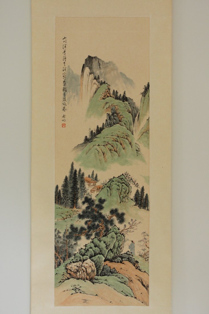 VERDANT MOUNTAINS, Attributed to QI GONG (1 of 4)