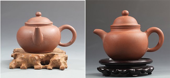 A GROUP OF TWO FINELY MADE YIXING ZISHA TEAPOT (1 of 7)