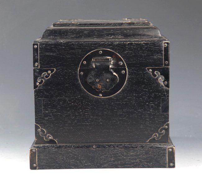 A ZITAN TABLE-TOP CHEST, "XIAO YE ZITAN" (1 of 7)