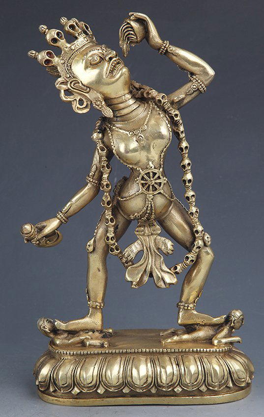 FINELY CARVED BRONZE BUDDHA FIGURE (1 of 8)