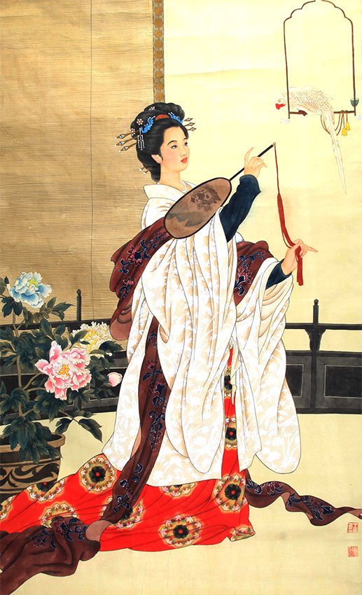 A ZHAO GUO JING CHINESE PAINTING (ATTRIBUTED TO ) (1 of 3)