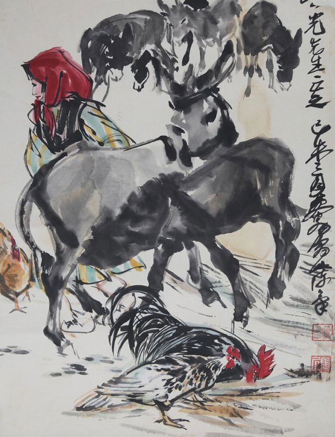 HUANG ZHOU (ATTRIBUTED TO, 1925- 1997) (1 of 4)