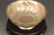 A FINELY CARVED SILVER PLATED BRONZE BOWL - 2
