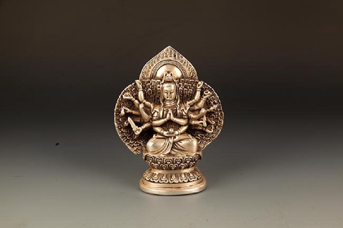 A FINE TIBETAN GUAN YIN FIGURE BUDDHA (1 of 6)