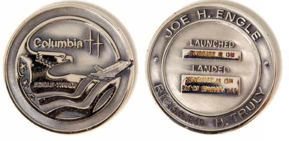 STS-2 Sterling Silver Robbins Medallion