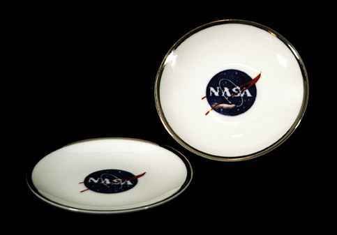 NASA "Meatball" Fine China Saucers