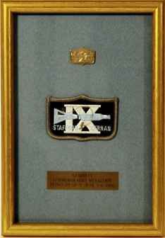 Flown Gemini 9 Sterling Silver Medallion