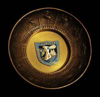 Apollo 10 Brass Commemorative Bowl