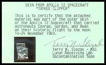 Flown Apollo 12 Gold Foil