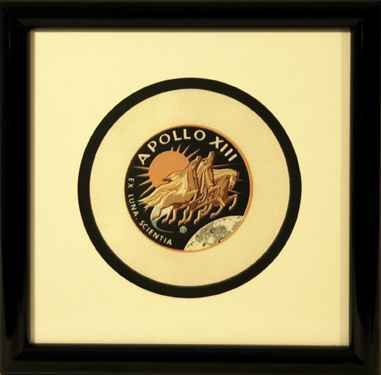 Flown Apollo 13 Beta Cloth Mission Patch