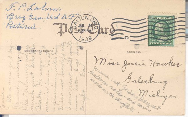 US Pilot #2 Frank P. Lahm Aviator Autograph - 2