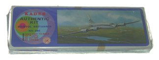 Kader 1960s Bristol Brittania Airliner 1:166 Plas: Kader 1960s Bristol Brittania Airliner 1:166 Plastic Model Kit Manufacturer: Kader (British) Name of Model: Bristol Brittania Airliner Kit #: 396 Type of Box: wrapped Date of Model: 1960's Condition o