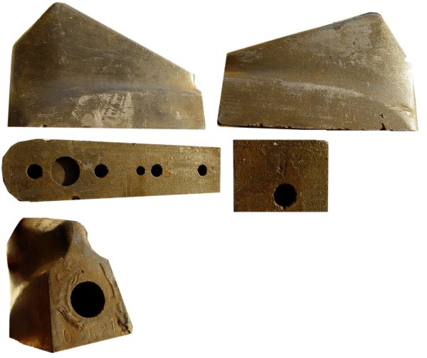 German V2 A5 Rocket Graphite Rudder