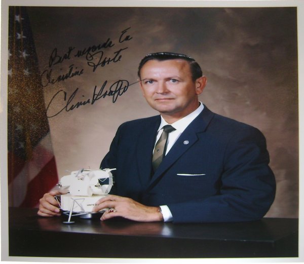 Mercury NASA Flight Director Chris Kraft Autograph: on a color photograph (8 x 10") (on Kodak paper). Christopher Columbus Kraft, Jr. (born February 28, 1924 in Phoebus, Virginia) is a retired NASA engineer and manager who was instrumental in establish