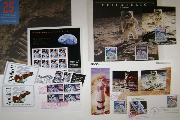 Apollo 11 Lunar Plaque Replica: (7.5 x 5.75") A replica of the plaque left on the lunar surface by the crew of Apollo 11. The plaque bears the addiitional inscription "President's Dinner Honoring Apollo 11 Astronauts August 13, 1969