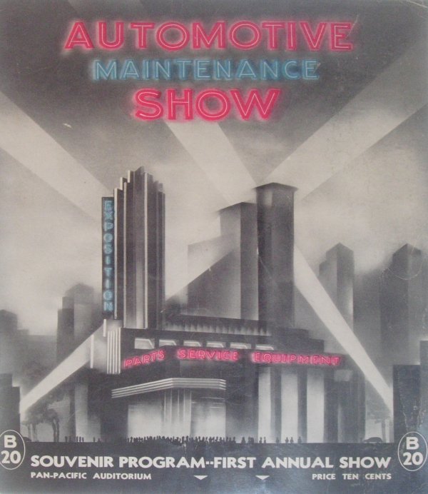 1936 Automotive Maintenance Show Souvenir Program: 1936, Automotive Maintenance Show Souvenir Program - First Annual Show(18pp., soft cover, stapled) Excellent condition.