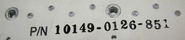 Space Shuttle Hardware: (24 x 2.50") Space Shuttle Hardware Part No. 10149-0126-851 S/N 2000164.