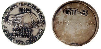 Gemini GT-03 FLOWN 29mm Sterling Silver Medallion